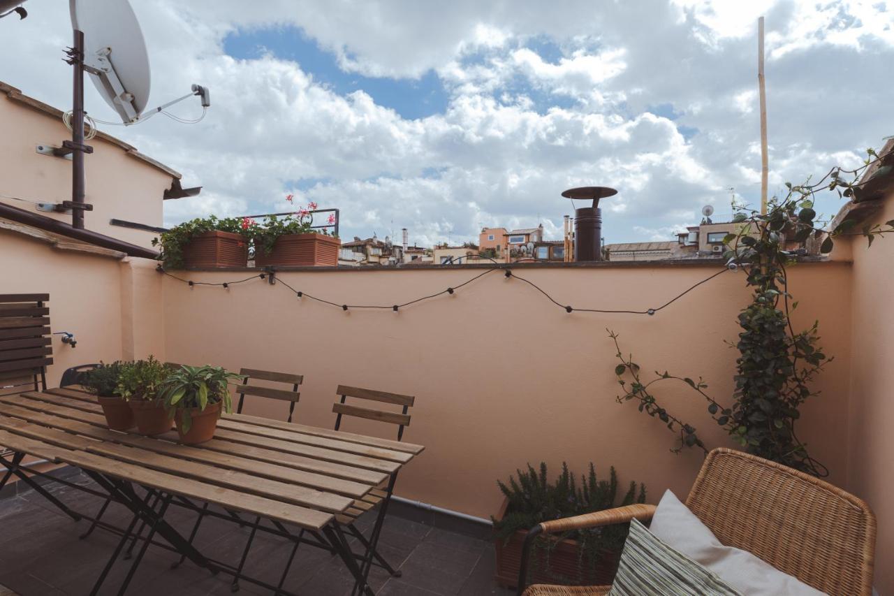 Amazing Penthouse With Terrace And Rooftop In Trastevere Rzym Zewnętrze zdjęcie