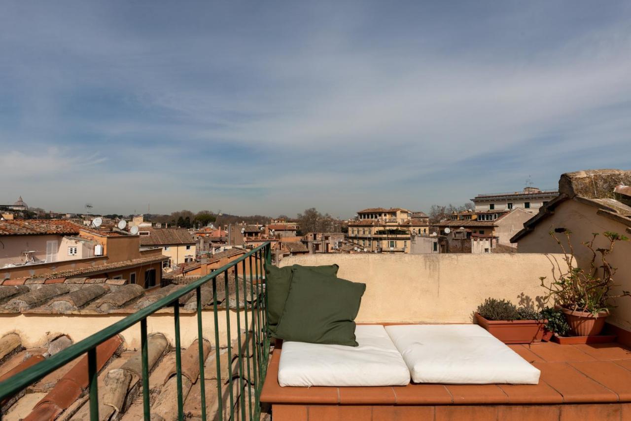 Amazing Penthouse With Terrace And Rooftop In Trastevere Rzym Zewnętrze zdjęcie