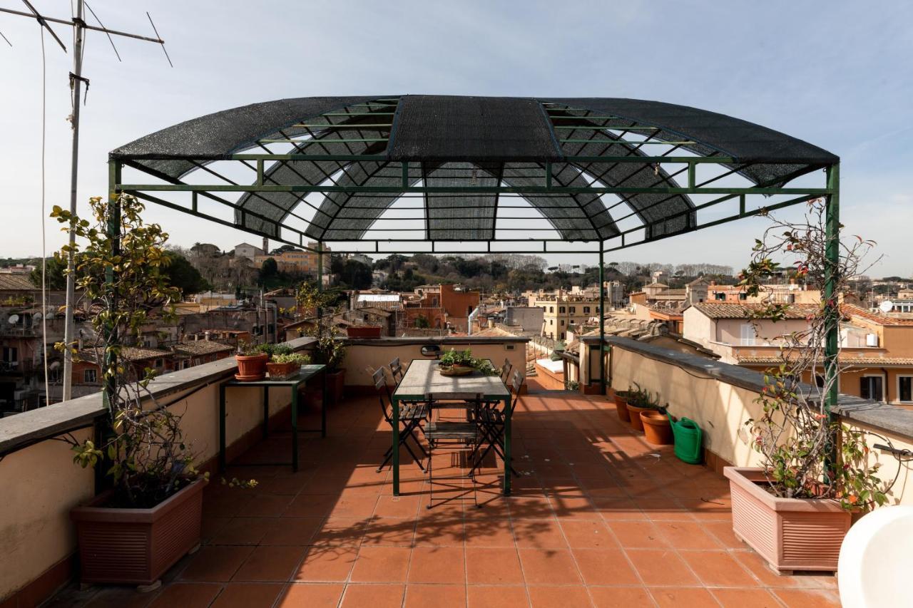 Amazing Penthouse With Terrace And Rooftop In Trastevere Rzym Zewnętrze zdjęcie