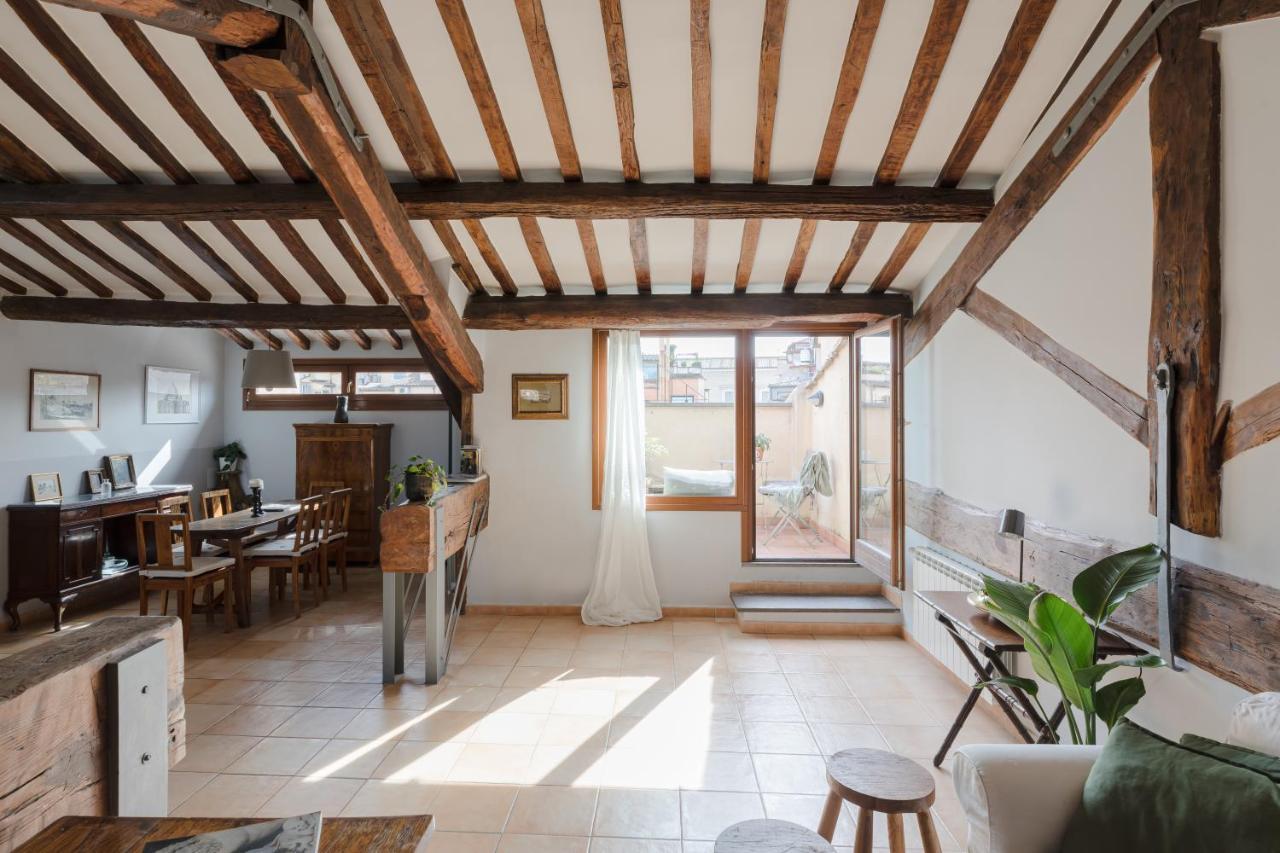Amazing Penthouse With Terrace And Rooftop In Trastevere Rzym Zewnętrze zdjęcie