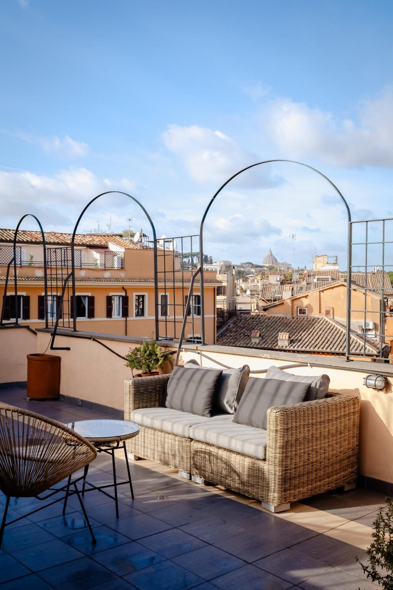 Amazing Penthouse With Terrace And Rooftop In Trastevere Rzym Zewnętrze zdjęcie