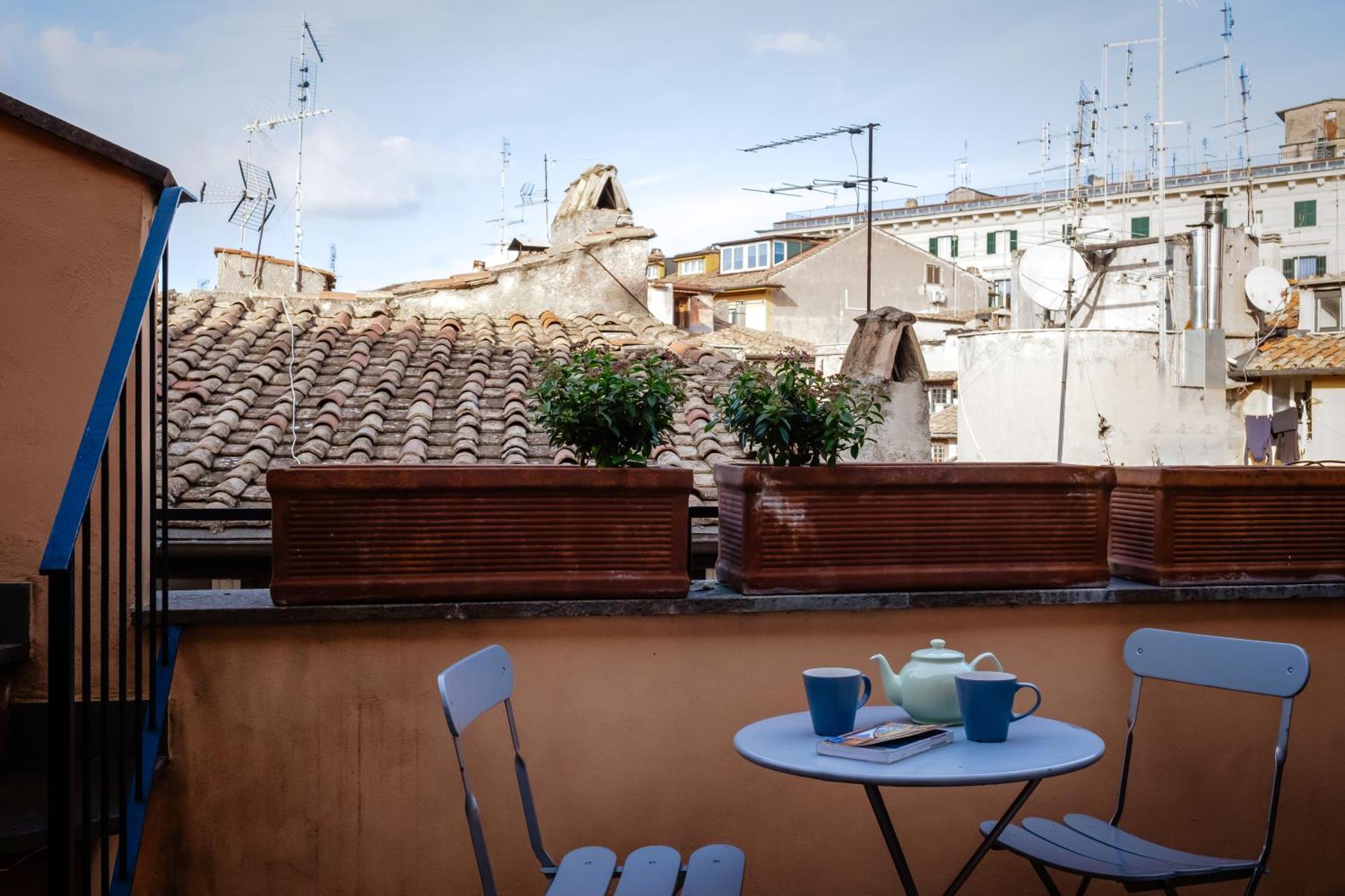 Amazing Penthouse With Terrace And Rooftop In Trastevere Rzym Zewnętrze zdjęcie