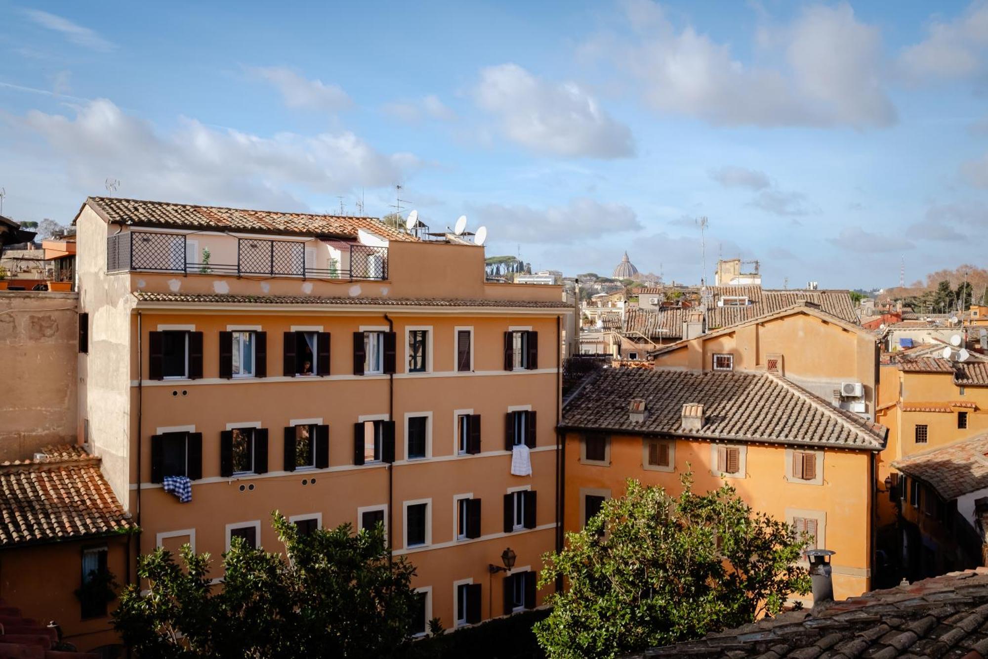 Amazing Penthouse With Terrace And Rooftop In Trastevere Rzym Zewnętrze zdjęcie