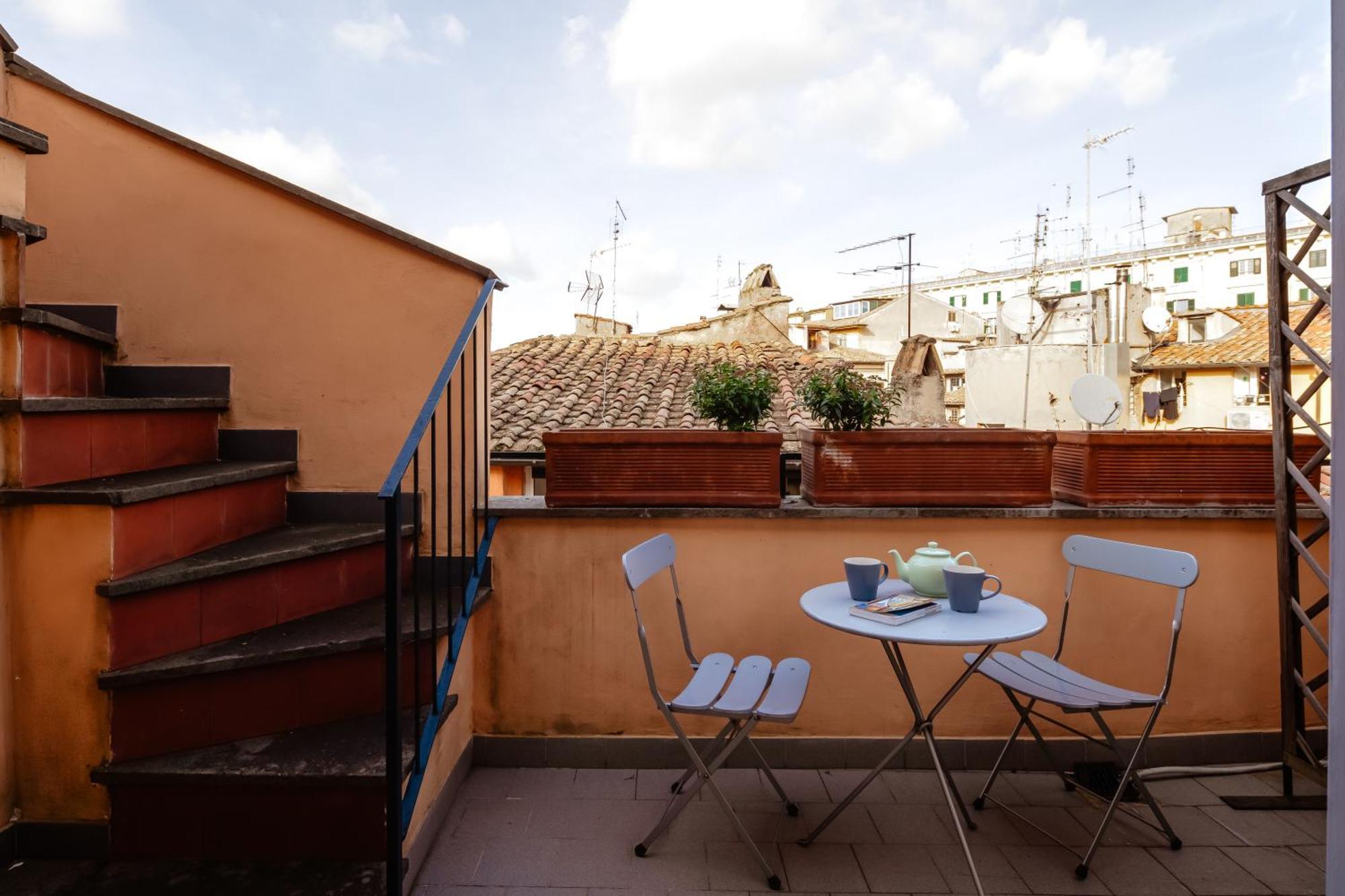 Amazing Penthouse With Terrace And Rooftop In Trastevere Rzym Zewnętrze zdjęcie