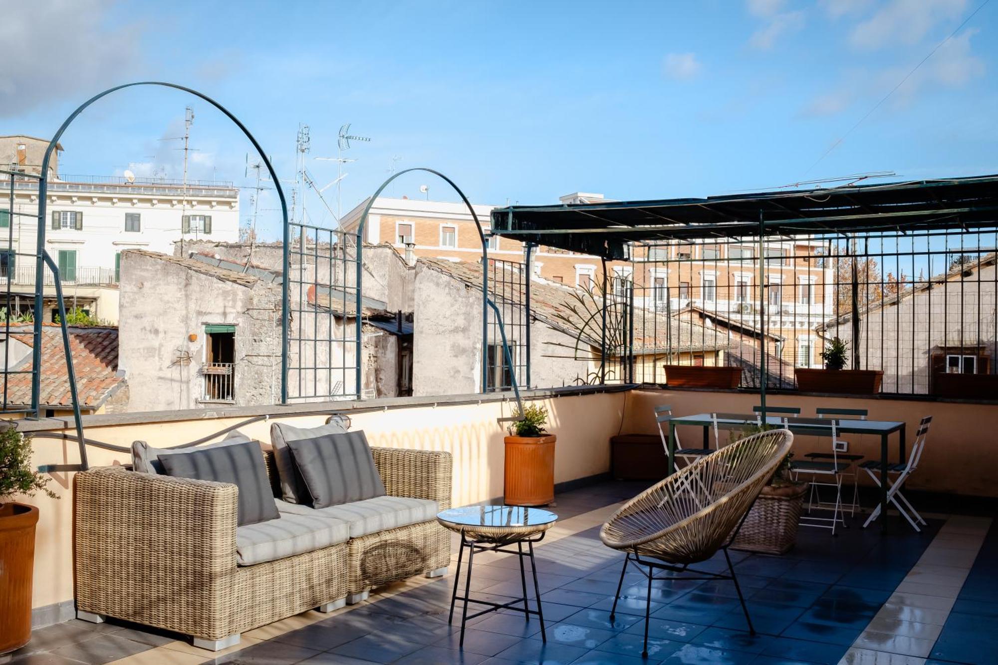 Amazing Penthouse With Terrace And Rooftop In Trastevere Rzym Zewnętrze zdjęcie